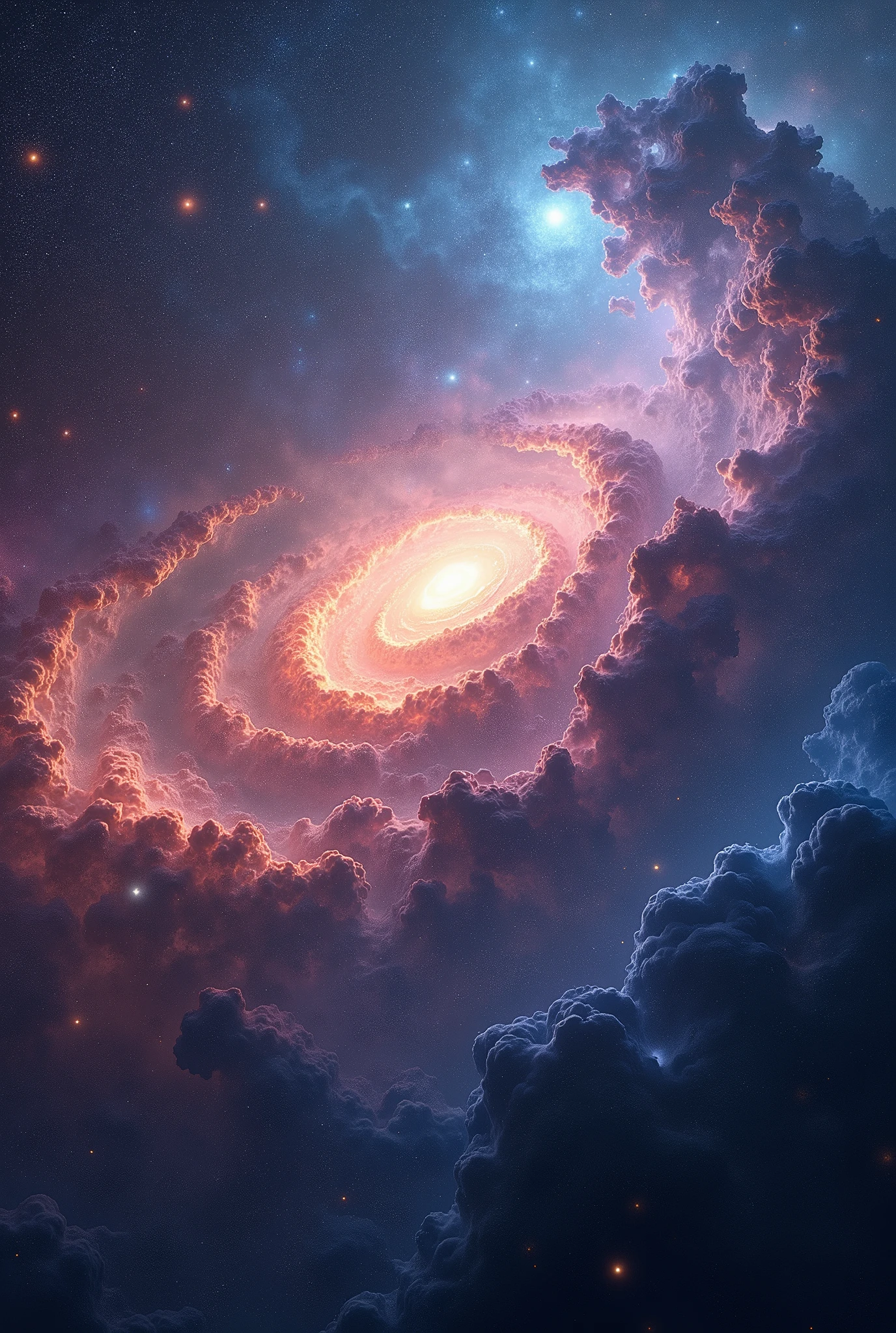 universe in creation, just the scenery