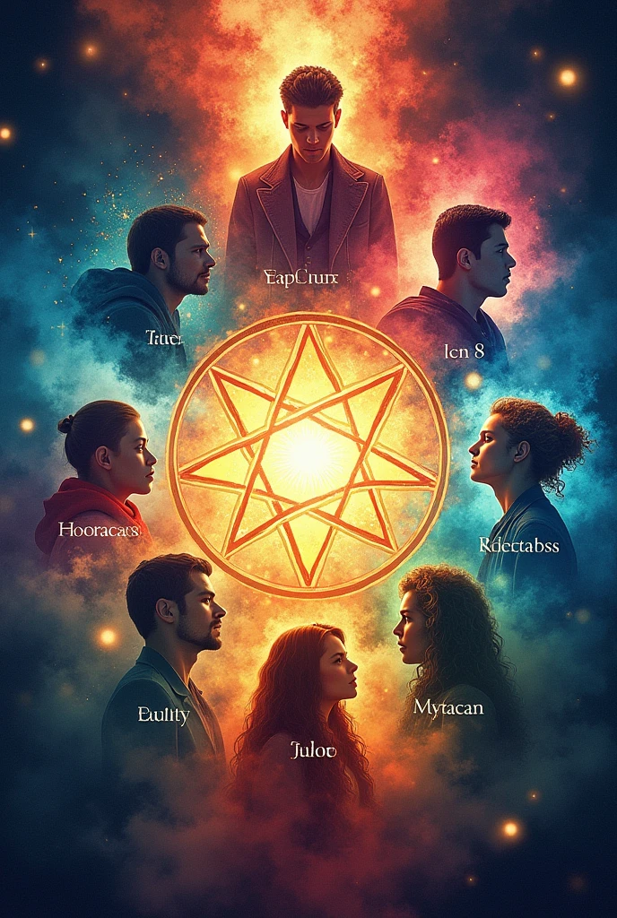 Enneagram with the Nine Enneatypes


