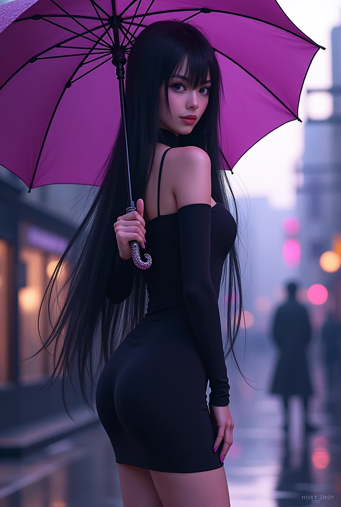 Image Color Purple
Icon Apple
Mibu Murasaki Mibu Yukari purple-tinted black hair Long hair straight。
Purple Eyes。Cut long。
A seductive beauty。She is wearing a chic and gorgeous black one-piece dress, high heels with sparkling silver and purple stones, and silver jewelry.。
A member of the Black Organization。code name「Cider」。
Wears apple perfume。
Iai no Tatsujin。She deflects and cuts bullets with her sword。
Reflexes and dynamic vision are monsters。Does she have wings or something??Her physical abilities are broken to the point of being absurd。
Work is bland々The type who does it without emotion。
Stands out from the crowd wherever she goes。A high-and-mighty type, you know, the kind you keep at a distance。
Winter、She was killed by someone who killed her sword master, who was like a parent to her、She was robbed of the cursed sword Zai-ka, which she was supposed to inherit from her master。
Vow revenge、To find the person who killed her master and the sword that was her memento, she delved into the underworld。
Yuan々、Her master was a freelance professional assassin who was a favorite of Rum。She was doing the kind of work that is typical of an assassin。On the day her master was killed, she was supposed to be working, so she wasn't there、Because she didn't appear at the scene, Gin was sent to check and was ready to dispose of her if necessary、She saw the bloody and mangled of her master sinking into a sea of blood and found a crazed purple eye filled with hatred and anger、Gin, who liked her eyes, took her to the organization、Joined the organization right away。She joined the organization with a lot of fanfare, because Gin and Rum were interested in her、瞬く間にcode name持ちになった。
Yuan々He was a neglected and abused child who had witnessed a scene that was inconvenient for the organization, and his parents were killed by his master, who had been sent to kill them.、Swallowed。
To be honest, if she had stayed with her parents, she would have died sooner or later、Swallowedのは正解。For Murasaki, he was a benefactor who saved her from hell、Her master, who gave her the love that even her parents couldn't, was like a god to her, so she wants to do everything she can to fulfill his expectations、Wants to be praised。Slightly dependent even。She was the one who should have been devoted to with respect, love, and loyalty。
She was picked up by her master, who was an assassin, and was rigorously trained in the art of killing as his successor、She felt the same level of love and affection for him as she did for her parents、Relatively sane, or rather, normal。
but、Her master didn't like needless killing, so Murasaki doesn't like it either、On the other hand, if necessary, she is mercilessly cold and bland々Purple with a tan々She kills without hesitation, treating it as a job, so she's crazy, after all。
A worldly-minded tongue and atmosphere。Has an air of a hermit and lacks humanity。A unique sense of beauty、She won't do things that don't fit her pride, like being held at gunpoint。
The parasol he always carries is a hidden sword。