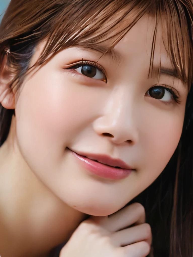 She's wearing a refreshing sky blue floral summer dress, Ultra-high resolution, Perfect description, A summer dress with bare shoulders that shows off her beautiful white skin, Realistic, 8K Photorealistic:1.5, Soft lighting, detailed, Real Full HD, 16k raw photos:1.5,