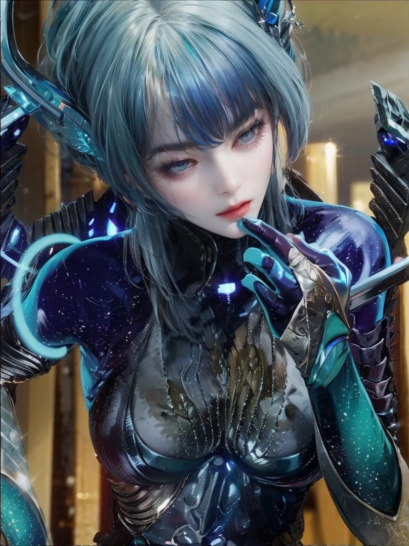 143
(20 year old woman), (surreal), (High level image quality), ((beautiful hairstyle 46)), ((short hair:1.46)), (breasted:1.1), (lipsticks)