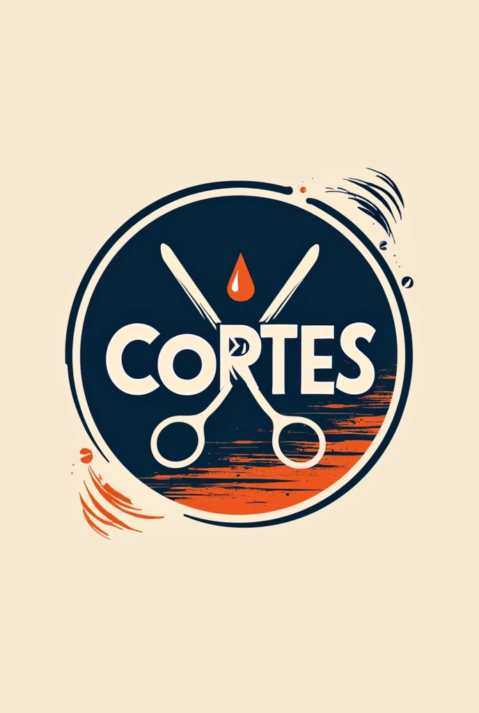 Logo for podcast cutting channel Channel name cortespodcastGV