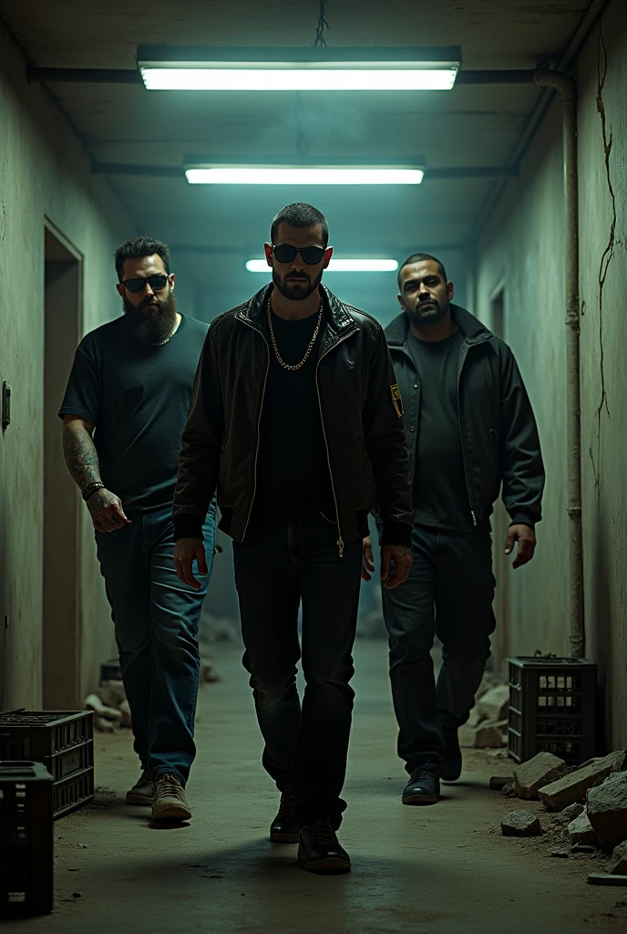 Notorious thugs walking into a room