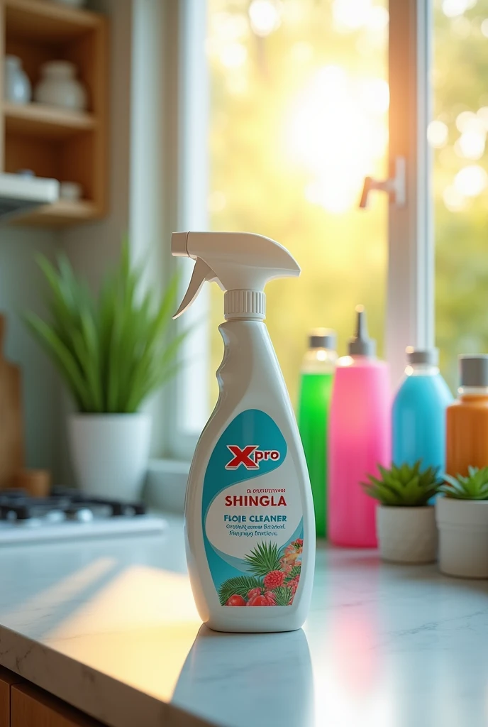 X.pro floor cleaner, bottle staker 