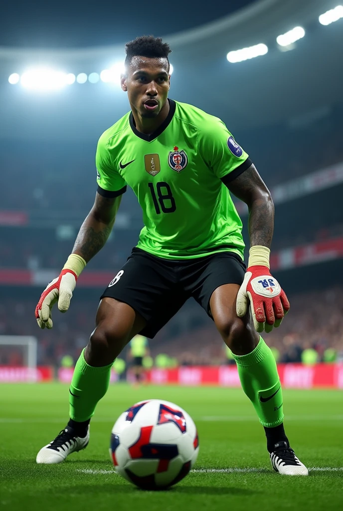 Kylian mbappe as a goalkeeper