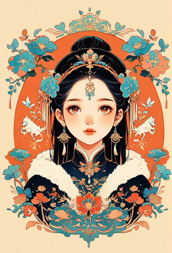 （detailed，high quality）garden scene，Art with coloring book page effect。The background should be completely white，And only the outline of the object should be visible。Artwork should have a line art style，Similar coloring book。It should have a mandala with natural decoration。The overall artwork should have a clean line art style，Similar to color book pages。
