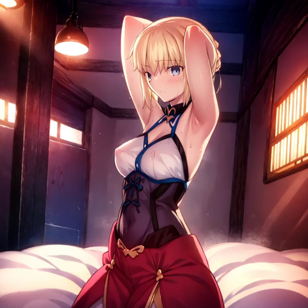 High resolution, 最high resolution,high resolution,{Things to know_f de stay night ufotable:1.15}, Rubio_ Best Quality, masterpiece, フルnude,Sweatだく,Blushing,smile,Armpitアップ,Sweat,Armpitを広げて見せている,bed,Moist,Blonde,whole body,pubic hairあり,Love juice,Armpit,side,sideの下,Armpitの下,sideアップ,Sweatをかいている,sideSweat,Upper Body, 1 person,sideズーム,Armpitズーム,Armpitを見せつける,sideを見せつける,両Arms behind head,nude,Raise your arms, Inner cavity reflection,whole body,Two arms,Alone,sexy,1 personだけ,Looking at me,膣からsemenが垂れている,front,pubic hair,Obscene lines,Ray tracing,Slender body,E Cup,Embarrassing,Armpit強調,side強調,ArmpitSweat,sideSweat,Wet Skin,Open your mouth,Noise Reduction,((Place your hands behind your head)),Emphasis on the crotch,Chest Enhancement,stage,Perfect lighting,体をfront,Look up,looking at the camera,真front,I don't want to go away.,体をfront,両Raise your arms,両Arms behind head,Embarrassing,Hands behind head,Hotel Rooms,bedの上,全naked,naked,膣からsemenが垂れている,bedに横たわる,,フルnude,オイルを塗ったテカテカのsideの下を見せる、オイルを塗った光沢のあるsideの下:1.30、Surreal、sideの下、オイルを塗った光沢のあるsideの下:1.30、光沢のあるsideの下、オイルを塗ったぬるぬのsideの下:1.30、ぬるぬるした光沢のあるsideの下:1.20、明るく詳細なsideの下、sideの下の細かいシワ:1.7、リアルなsideのシワ:1.7、sideの下を照らす光:1.4、side毛穴の細部まで), Armpit見せポーズ,side見せポーズ,Nipples,Nipplesが立っている,No clothes,素っnaked,Armpitアップ,sideアップ,NaughtyなArmpit,Naughtyなside,Sweat,Naughty,Arms behind head,Armpitを広げる,sideを広げる,Embarrassed look,Love juiceが垂れている,NaughtyなPussy,体をfrontへ,pubic hairが生えている,pubic hair,semen,semenまみれ,Naughtyな体,Naughtyな身体,NaughtyなPussy,Naughtyなgenital,genital,NaughtyなPussy,Naughtyなnaked,Naughtyなnaked体,Naughtyな肉体,Naughtyなボディー,恥ずかしそうにArmpitを見せている,恥ずかしそうにsideを見せている,lotion,lotionまみれ,Vaginal fluid,Vaginal fluidが垂れている,Love juice,Love juiceが垂れている,semenでベタベタ,Sticky with semen,Sperm,Spermまみれ,Spermでベタベタ,Pussy,Pussyを見せつける,Pussy,Pussyを見せつける,Embarrassed look,Groinにタトゥー,Groin,View your viewers,genital,女genital,湿ったArmpit,湿ったside,smile,4K,(8k),Noise Reduction,Place your hands behind your head,Emphasis on the crotch,((Place your hands behind your head)),(Shiny, oily skin), Raise the hand, (Raise your arms above your head:1.5), Put your arms behind your head, sideの下, (sideの下 into viewer's face:1.5), (View your viewers:1.5), Raise the hand,蒸れたArmpit,蒸れたside, sideの下を露出させる,Armpitの下を露出させる,両手を頭に当ててbedに座わる,蒸れたArmpit,蒸れたside,Armpitアップ,sideアップ