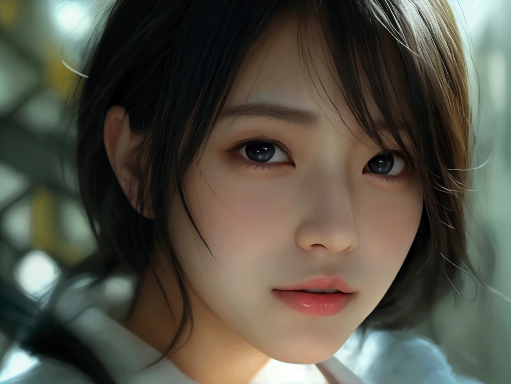 [Japanese Clone girls=Myself], [Perfect Clone girls Raw Photography Art], 16K, Highest quality, Ultra-high resolution, Unrealistic, Unprecedented sight, A World of Myself Proliferation, Ultra-realistic, Japanese, woman, 26-year-old, Small face, Thick black hair, Semi-long hair, Very beautiful detailed girls, Accurate body structure, Very detailed body, Big Breasts, J-Cup, White shirt, Big Breasts強調, I can see the cleavage, Black Mini Skirt, Dark Eyes, Mature face, Cute Smile, A gentle gaze, A happy smile, Very detailed, 1girl-100cloning girls, Extremely crowded, Super dense, Soft Light, wide view, Super far and near description