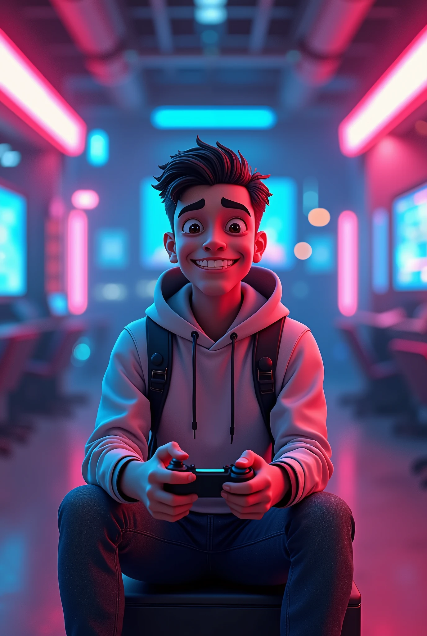 I created a profile picture for my YouTube channel and the theme is video games and my name Emanuel Gaming appears