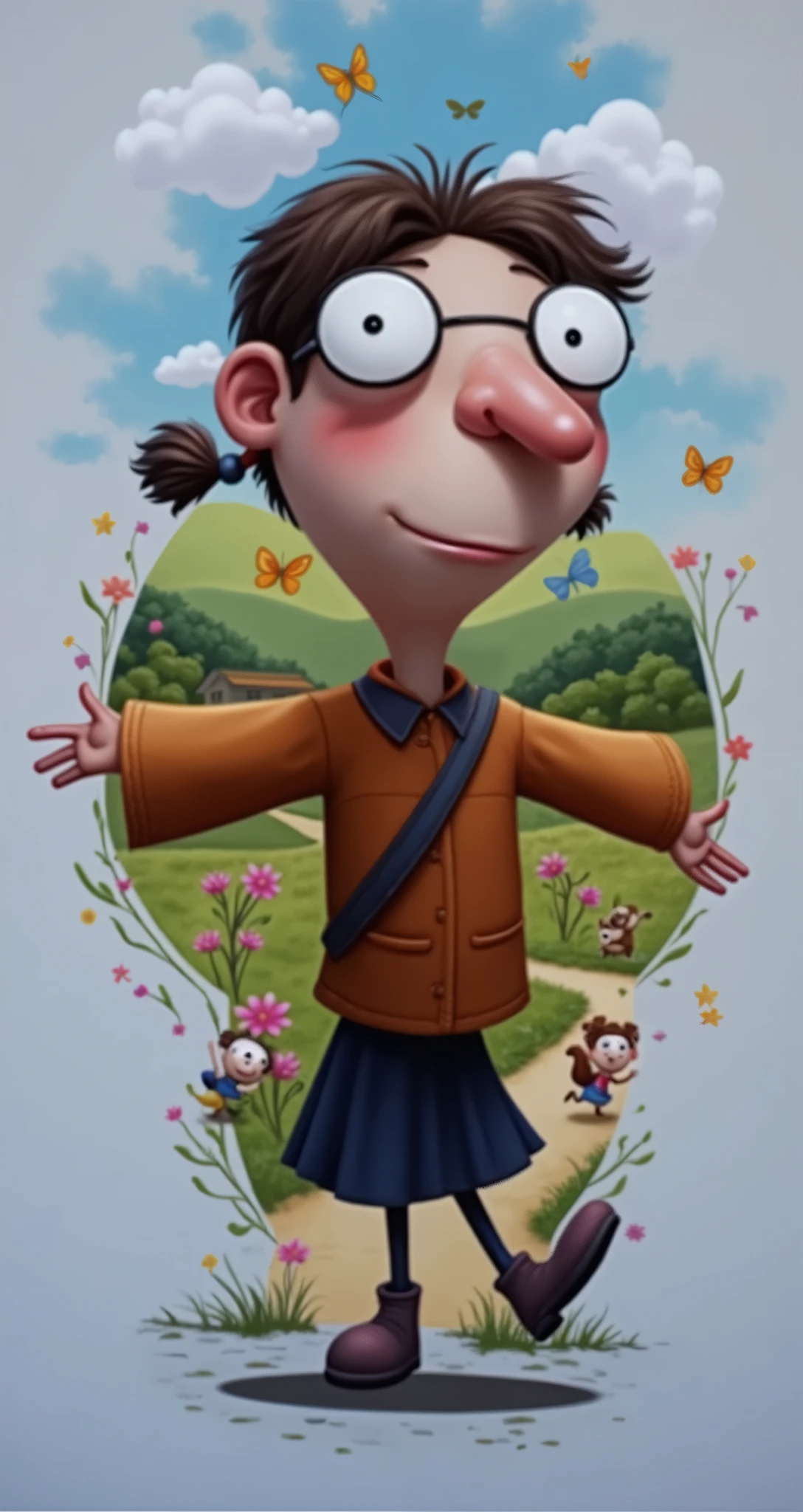 Create a cartoon drawing of this image