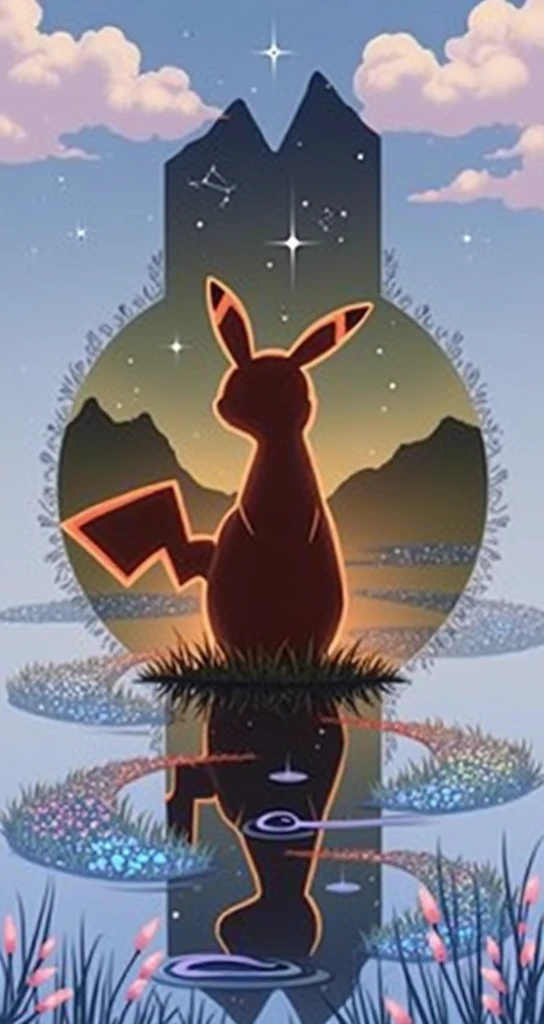 Draw a picture of this image with the Pokemon traces.