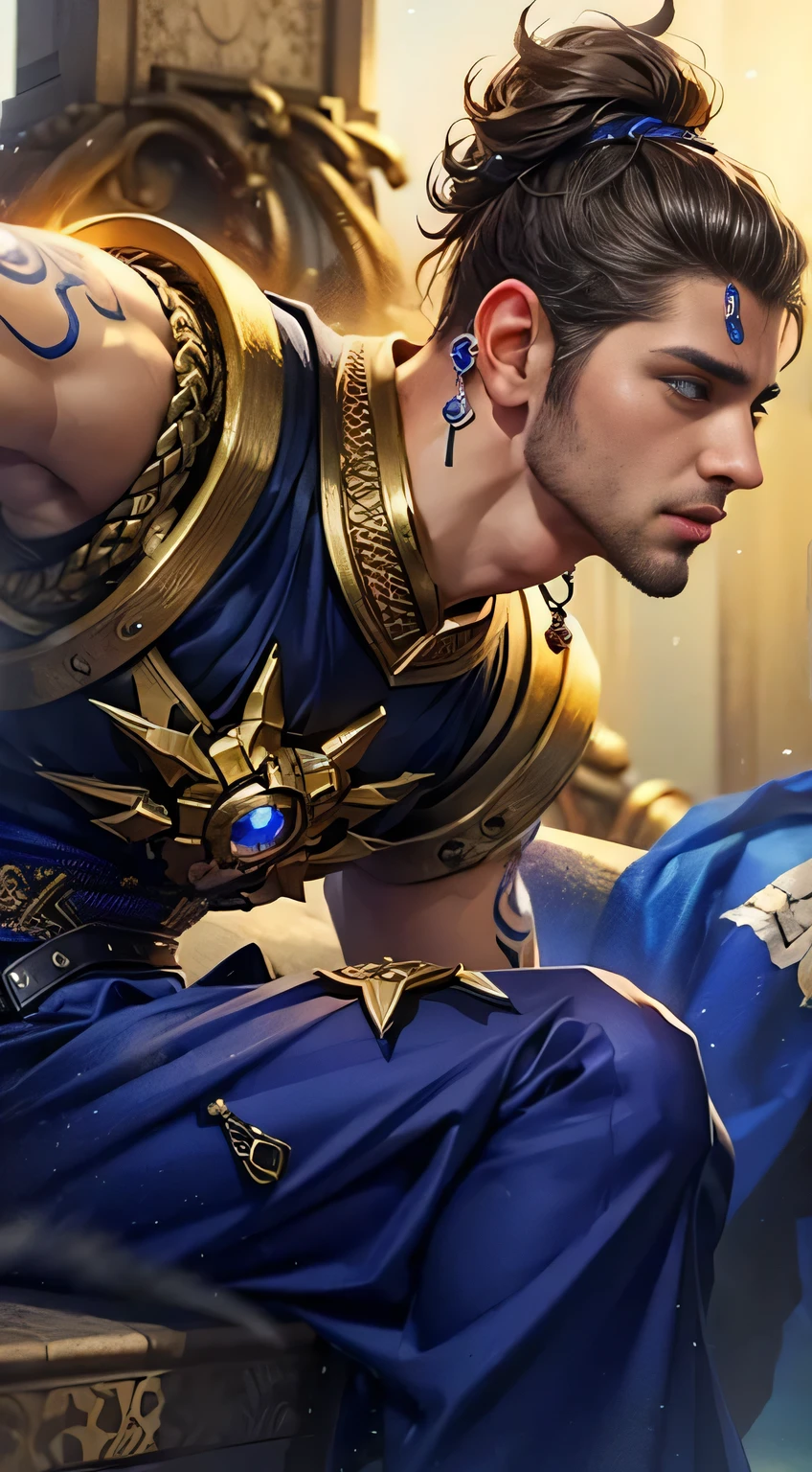 ((male:1.5)),(photorealistic:1.4), best quality, masterpiece, ultra high res, 1man, (detailed face:1.2), (detailed eyes:1.2), (detailed hair:1.2), (detailed clothes:1.2), 4k, (detailed color:1.2),