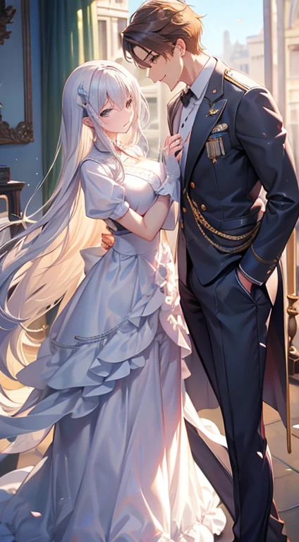 Uniforms,youthfulness,ellegance,couple