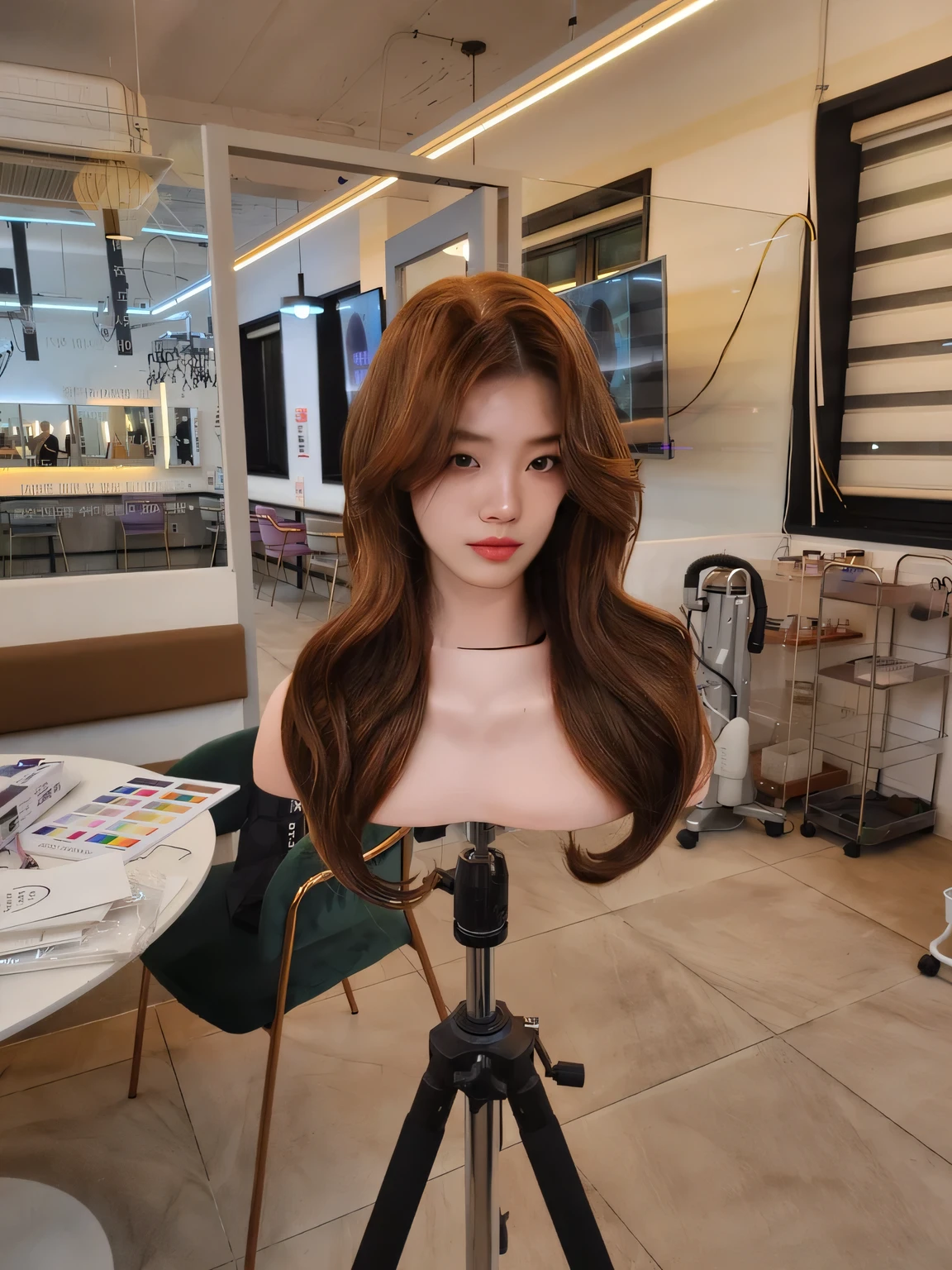 Best Quality, 8k, Masterpiece, (Portrait: 1.3), (photo realistic:1.4), (hyper realistic:1.4), Sharp Focus, looking at viewer, (smoother lighting:1.1), (increase cinematic lighting quality:0.9), realistic lighting, backlighting, light on face, ray trace, (brightening light:1.2), (Increase quality:1.4), sharp detail, (best quality real texture skin:1.4), finely detailed eyes, black_eyes, finely detailed face, 25 year old Korean woman