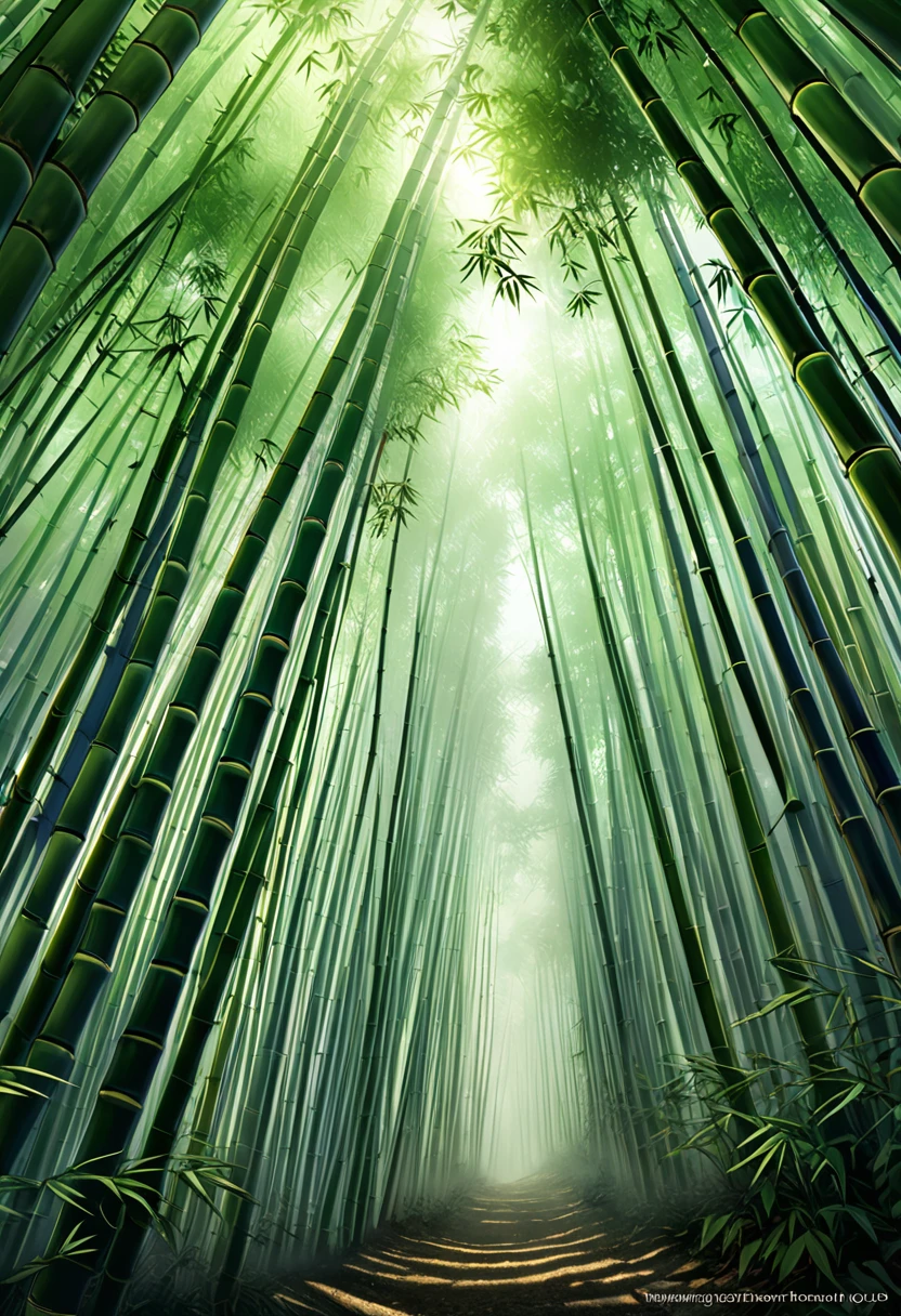 Bamboo forest in the morning, close-up
Ultra-high quality, Layers of mist
. Thick fog envelops the surroundings.. Foggy environments convey a sense of mystery and suspense Stunning
Ethereal glow Detailed portrayal of a surreal dream-like world Sharp focus, Writing Depth,
The best shadow, Perfect light, high dynamic range, Realistic textures, Super Detailed Background Wide-Angle Lens