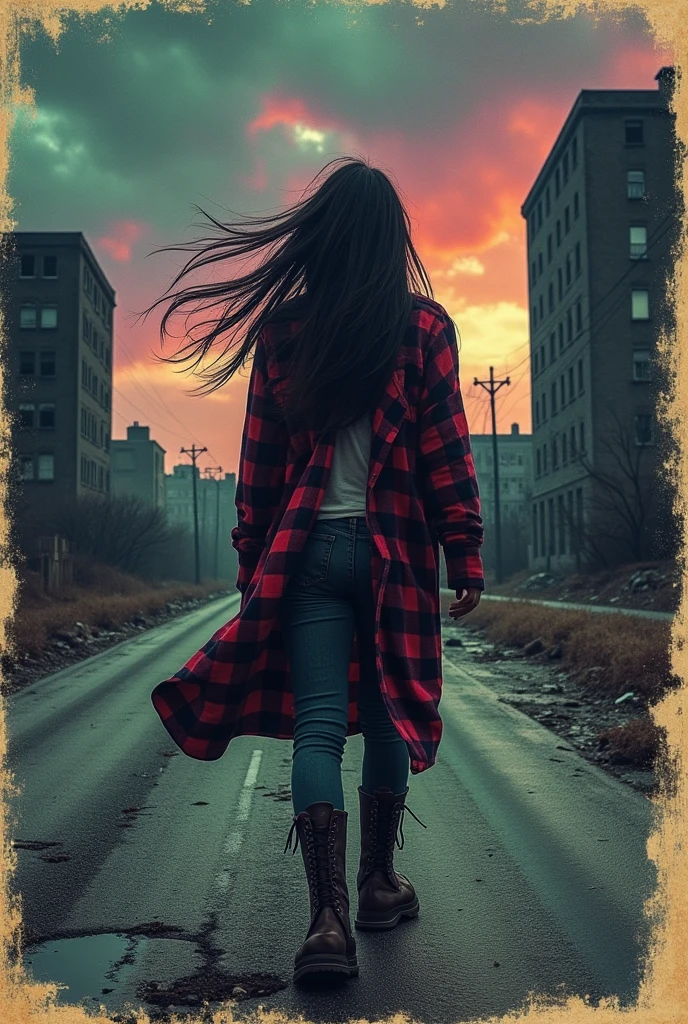 A cover for a grunge band called dust path