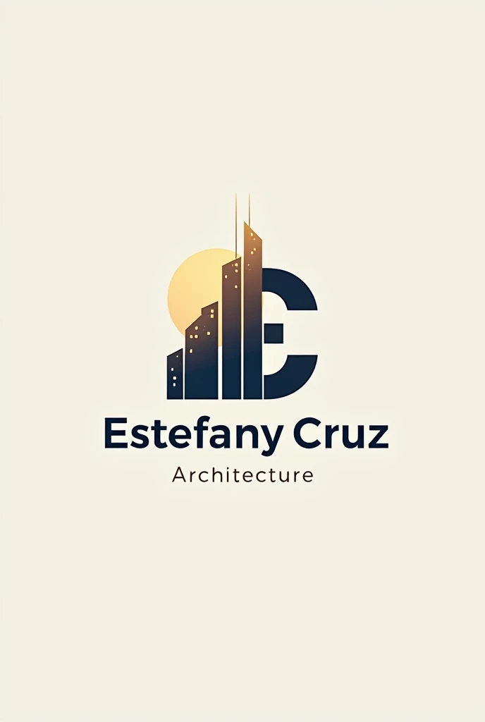 Logo for architect with name: Estefany Cruz
