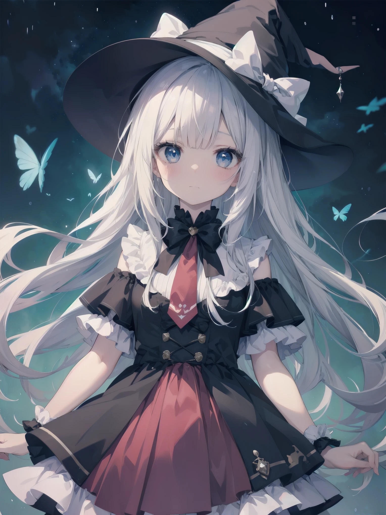 🎶, (🧙♀️), ✡, ✨(black hat), , Alice in Wonderland, Alone, very beautiful, cute, adorable, embarrassed, alone, blue eyes, white skin、look at viewer、looking up,kawaiitech, pastel colors, kawaii, cute colors,Alice in Wonderland, alone, very beautiful, cute, adorable, embarrassed, alone, blue eyes, white skin,skirtlift