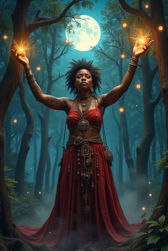 huge witch woman african
