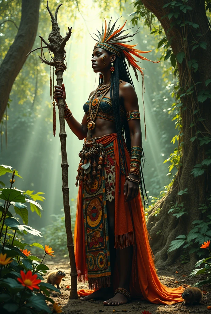 witch docktor african woman