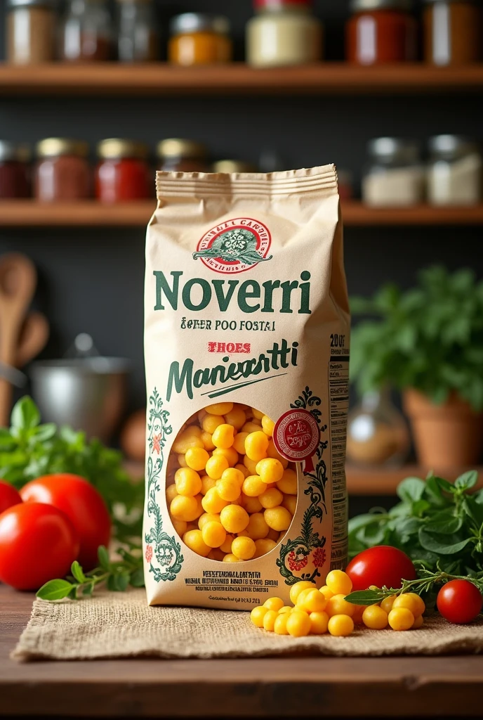 Make a Manicartti dough with the same packaging and brand name, which is Noverri Pastas