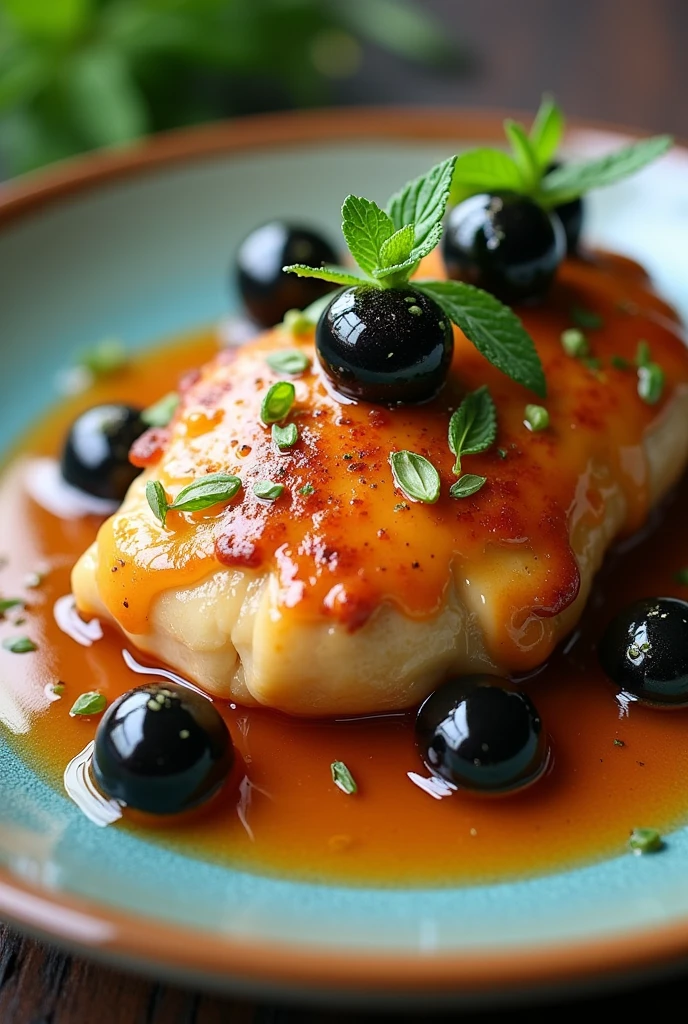 make a milktea flavored chicken and has pearl
