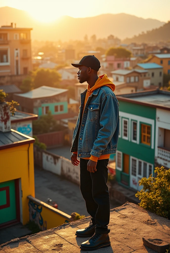 make a cover for a song called millionaire mind for spotify in the favela
