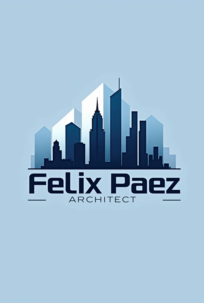 Architect logo with the name Felix Paez