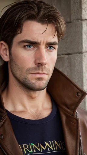 An Irish man focus on the face