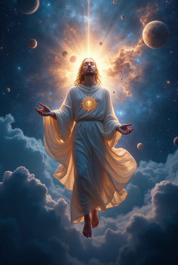 Awareness in universe with a saint