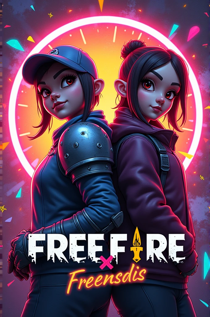 Logo of two free fire friends