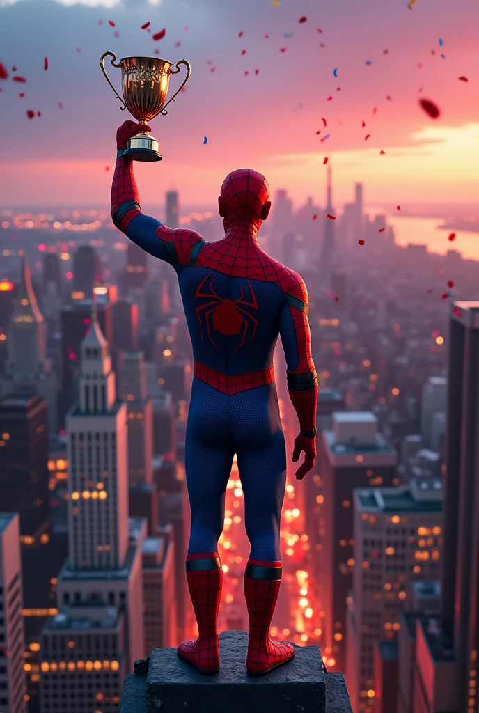 Spider-Man win cup
