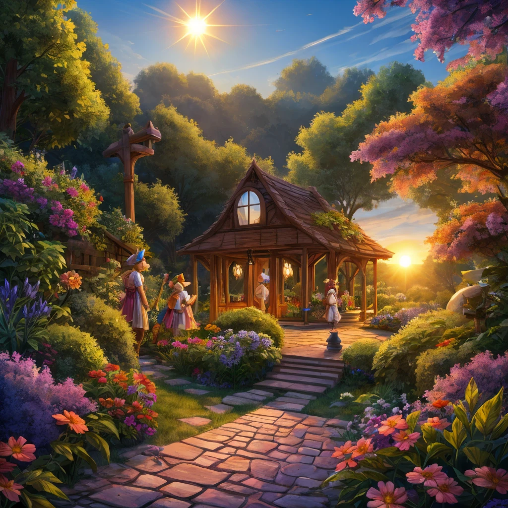 Welcome to the Magic Garden
As the sun begins to set, the animals in the garden start preparing for tomorrow. Shall we see who is still awake?