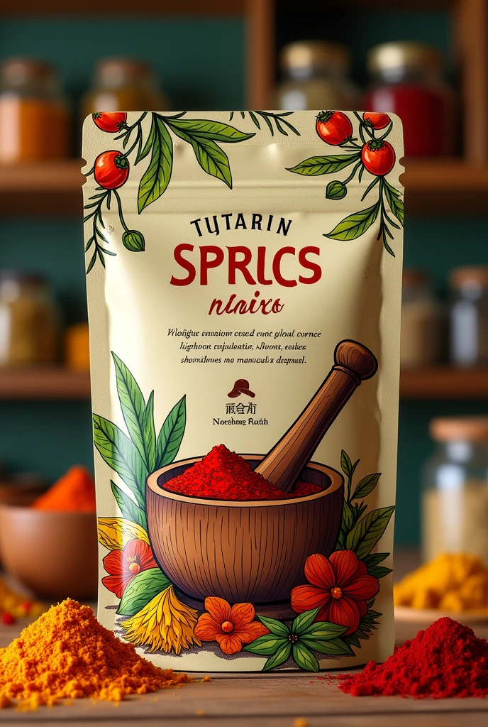Spices packag for singal packet
