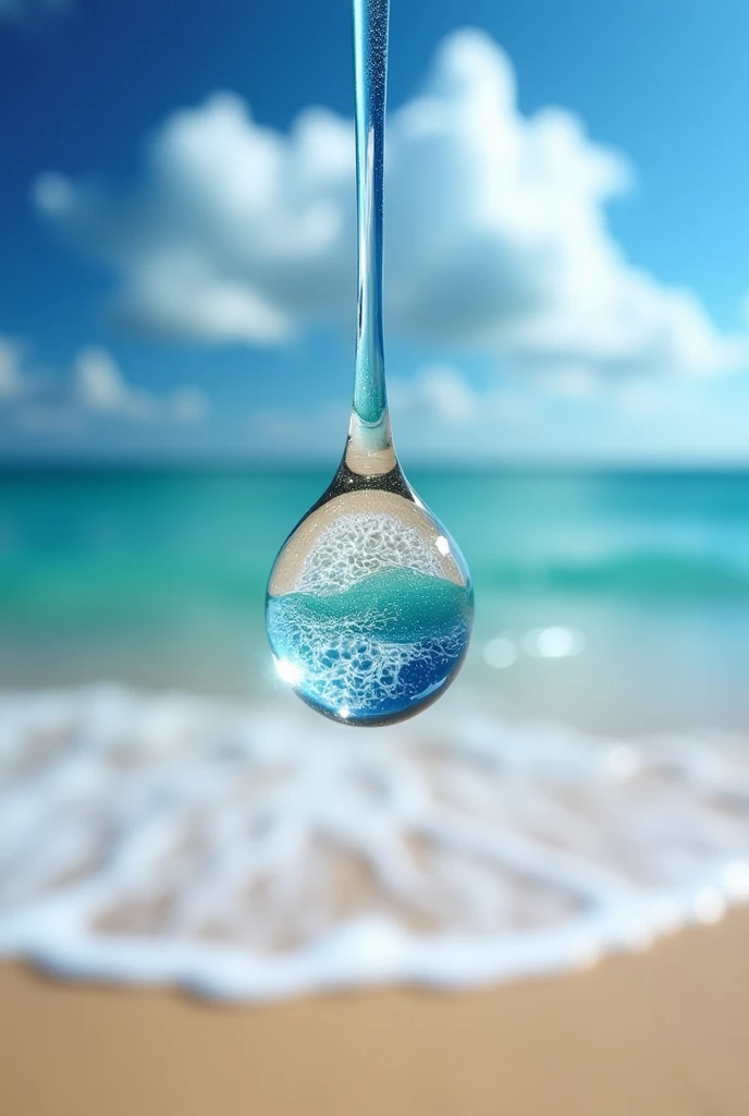 Drop of water form the ocean