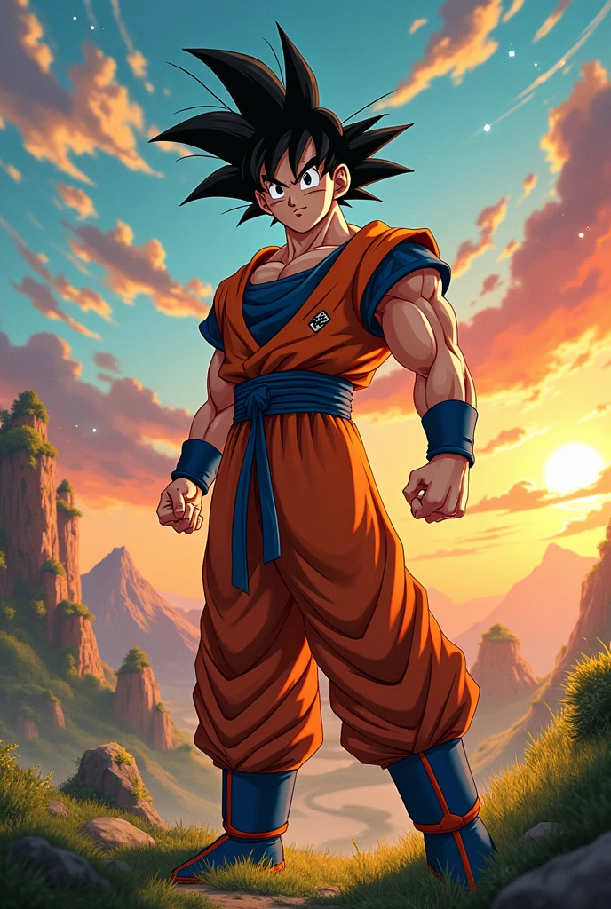 Appearance. Super inegetto. inegetto é uma mistura das características de Goku e inegeta. He is the same height as Goku, enquanto seu cabelo é mais inclinado para inegeta; it firmly stands up and is kind of dark brown in color, Although, he has a lock of hair falling out in a "in" down, a trace of vegetation
