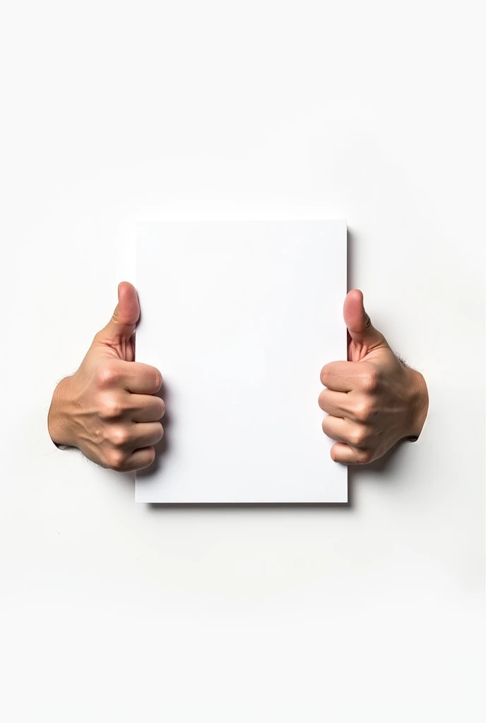 Hands in foreground squeezing an invisible rectangle, that the image is in png, that the background is white and the hands come from the sides of the image, and the invisible square that squeezes as if it wanted to crush it, that the box being squeezed is invisible, don't see. Let the hands not contain shadow or anything. El rectangulo que e aprieta don't see y las manos vengan de los lados, part of the arm being seen. that the hands are open and in profile
