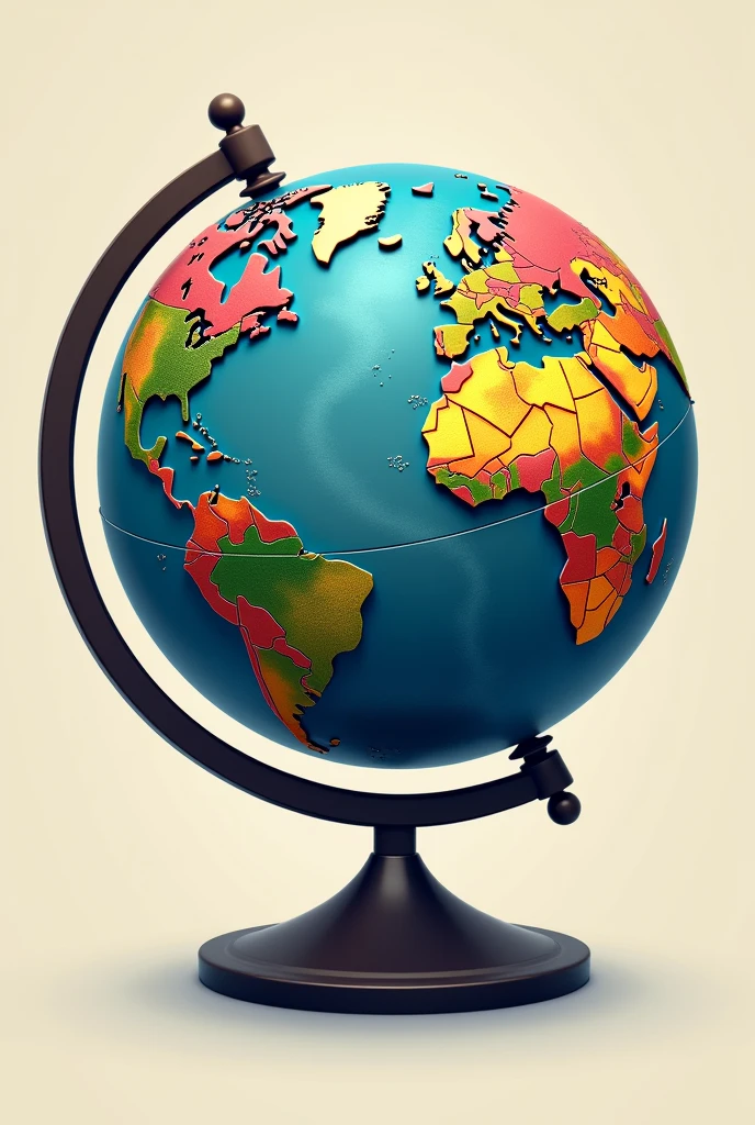 Modern globe decoration business logo with title "Mr"
