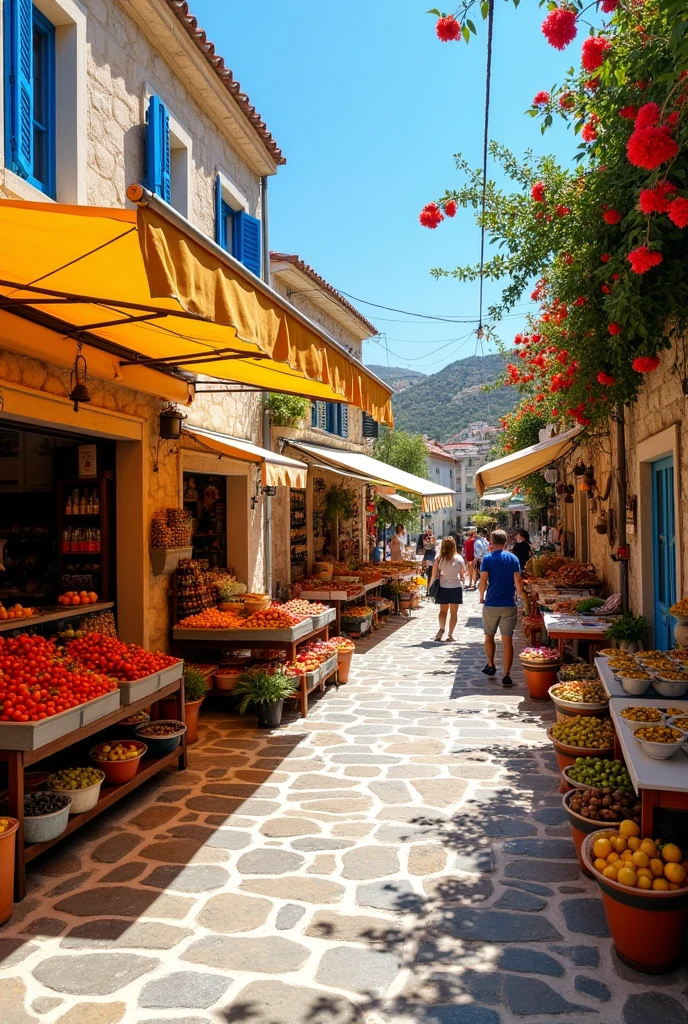 Greek local markets