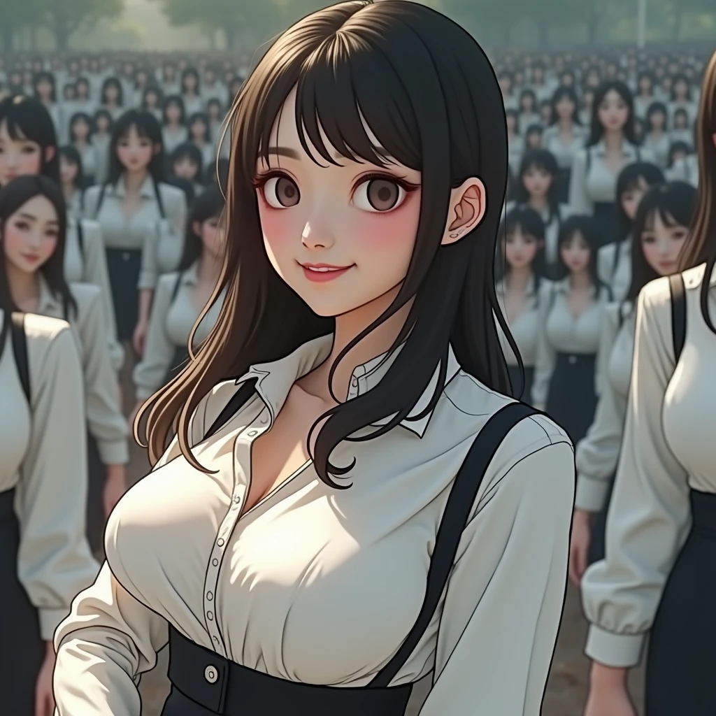 [Japanese Clone girls=Myself], [Perfect Clone girls Raw Photography Art], (16K, Highest quality, Ultra-high resolution, ((Unrealistic, Unprecedented sight, ((A World of Myself Proliferation)), Ultra-realistic))), (Japanese, woman, 26-year-old), (((((Small face, (((((Thick black hair, Semi-long hair)))))))))), ((Very beautiful detailed girls, Accurate body structure, Very detailed body)), (((Big Breasts, Large, swelling breasts))), (((White shirt, Big Breasts強調, I can see the cleavage, Black Mini Skirt))), ((Dark Eyes, Mature face, Cute Smile, A gentle gaze)), (((((Happy laughter))))), (((((Very detailed, 1girl-1,000,000,000,000,000,000,000,000,000,000,000,000,000cloning girls))))), (((((A very detailed and precise description of the doppelganger, Perfectly the same girl, The exact same smile, Perfect same hair, Perfect same clothes, Exactly the same height, 完璧な同じLarge, swelling breasts))))), (((((Myself only))))), (((Perfect description, Filling the Earth 1,000,000,000,000,000,000,000,000,000,000,000,000,000cloning girls-1,000,000,000,000,000,000,000,000,000,000,000,000,000^100,000,000cloning girlsのMyself, 異次元のSuper dense, Super denseの中心に広くフォーカス, I&#39;m happy to be surrounded by countless versions of myself, I want to drown in love with countless versions of myself., I want to be drowned in love with countless versions of myself around me., Holding hands, hug, hug, kiss, Touching breasts))), (((Very detailed, Extremely crowded, Super dense, Super crowded))), ((Bright and soft light)), ((((((((Very detailed and clear hyper-perspective drawing)))))))), (((Subject depth zero))), A bird's-eye view, Everyone is sexy