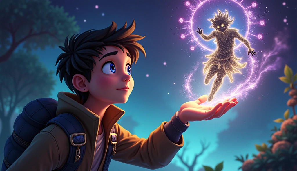 "prompt": "Create a YouTube thumbnail depicting a character in awe, reaching out toward a mystical, ethereal figure in a setting filled with mist and celestial elements. The background features a blend of Dark Purple and Teal, with mystical symbols subtly integrated into the environment. The character's expression is one of wonder and amazement. The text 'Orion's Legacy' is in an ancient, stone-carved style font, adding to the mythical feel."