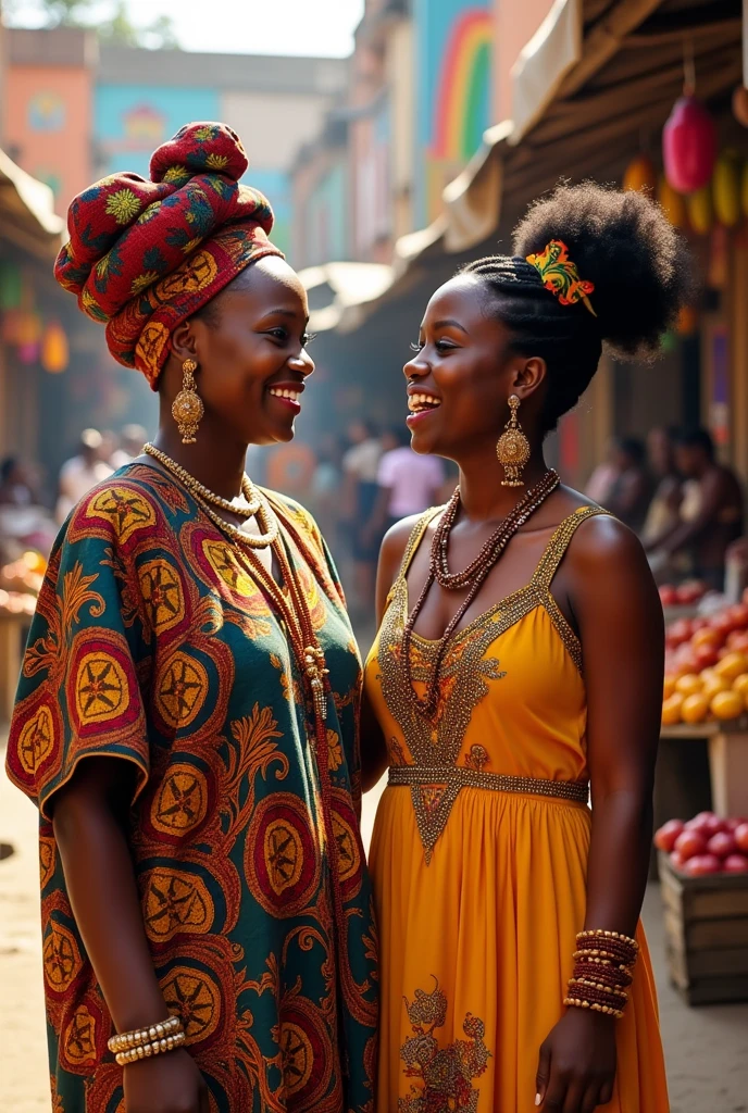 two african women