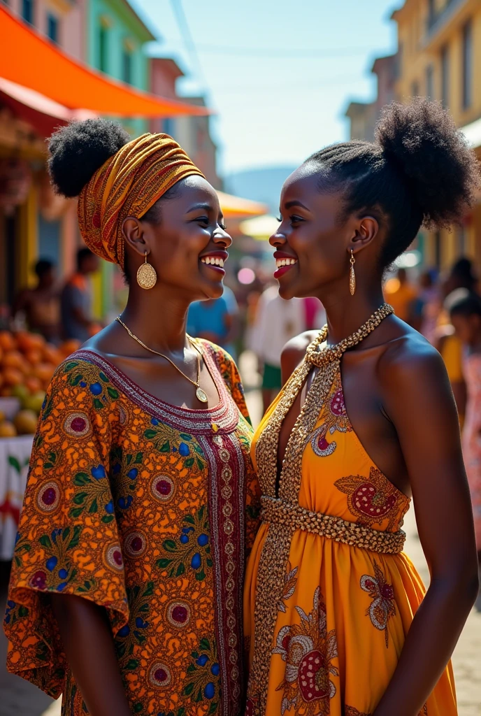 two african women