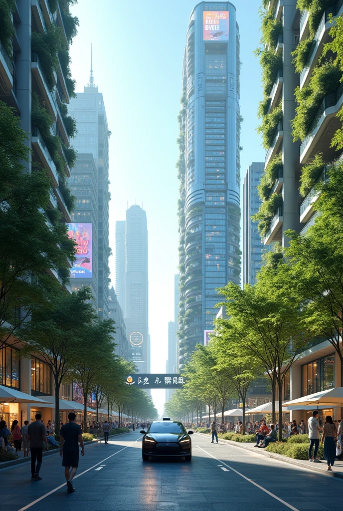 A hyper-realistic image of how AI sees the world in 5 years