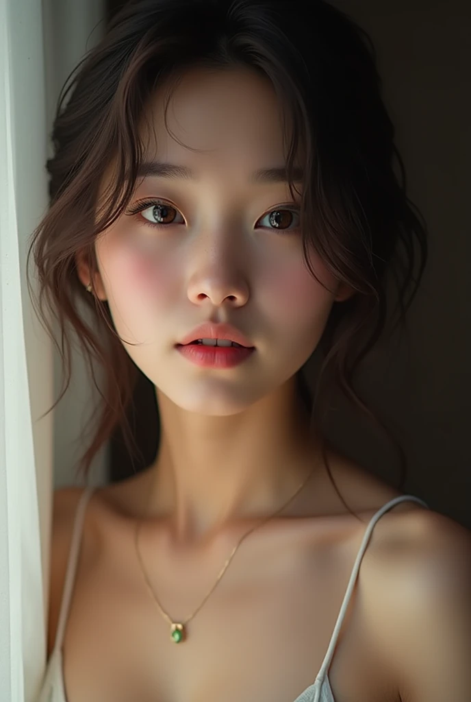Realな写真、18 years old、Of Japanese、NUDE、naked、Detailed chest、Detailed face and body、Natural lighting、High resolution、Photorealistic、(Highest quality、8k、High resolution、masterpiece:1.2)、Super detailed、(Real、Photorealistic、Photorealistic:1.37)、Realな肌の質感、Detailed eyes and lips、Beautifully detailed face、Long eyelashes、Smooth Skin、Natural body shape
