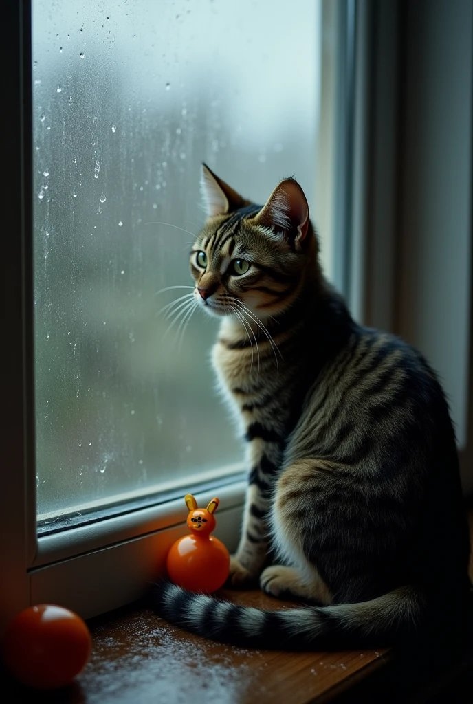 sad cat