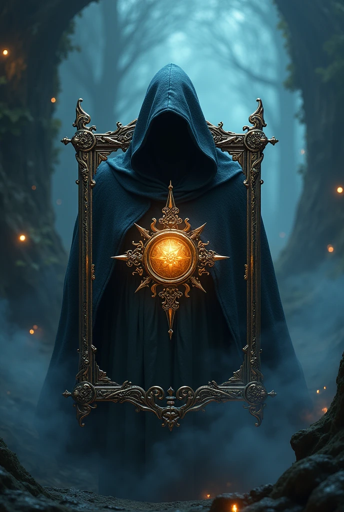 card of a game, which item has not been revealed yet and remains dark
