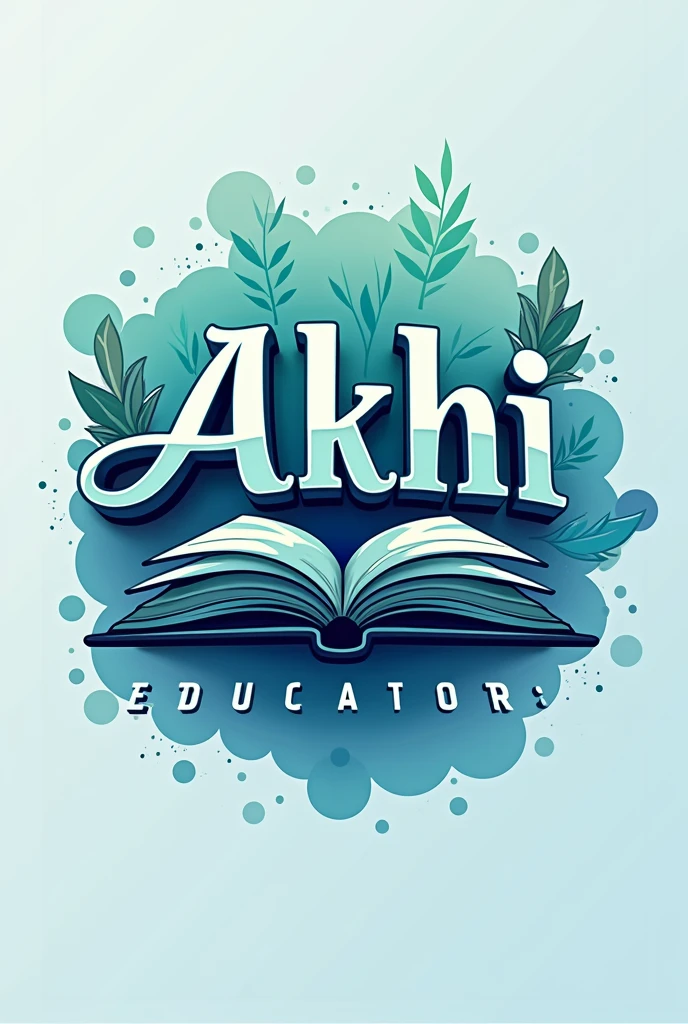 Create a logo with text "Akhieducator"