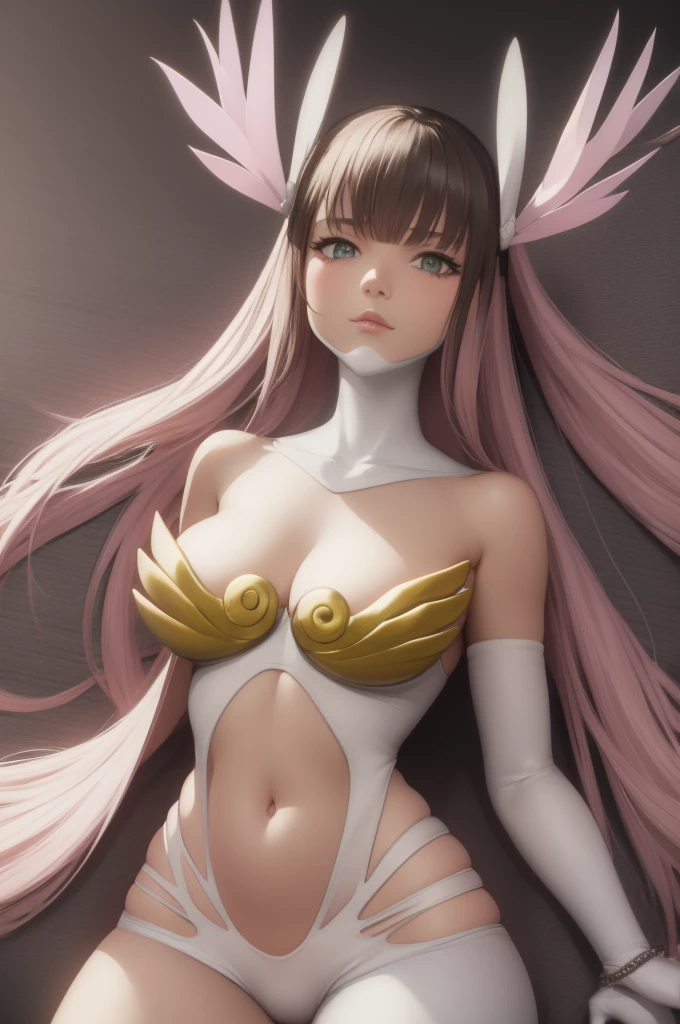 Angewomon，1girll，Beautiful body