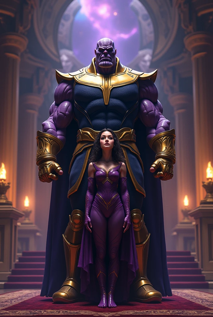 Thanos's family, she has a daughter.